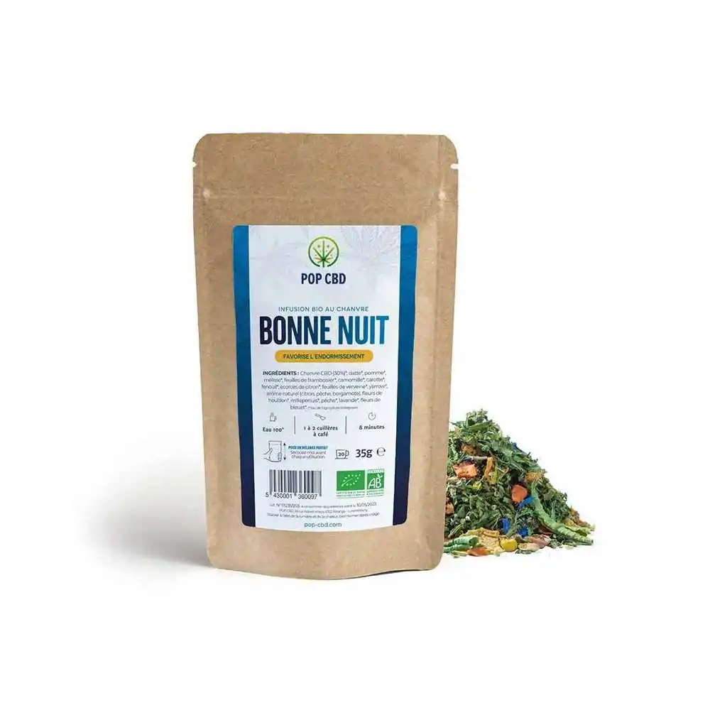 TISANE CBD BIO BONNE NUIT - EN VRAC