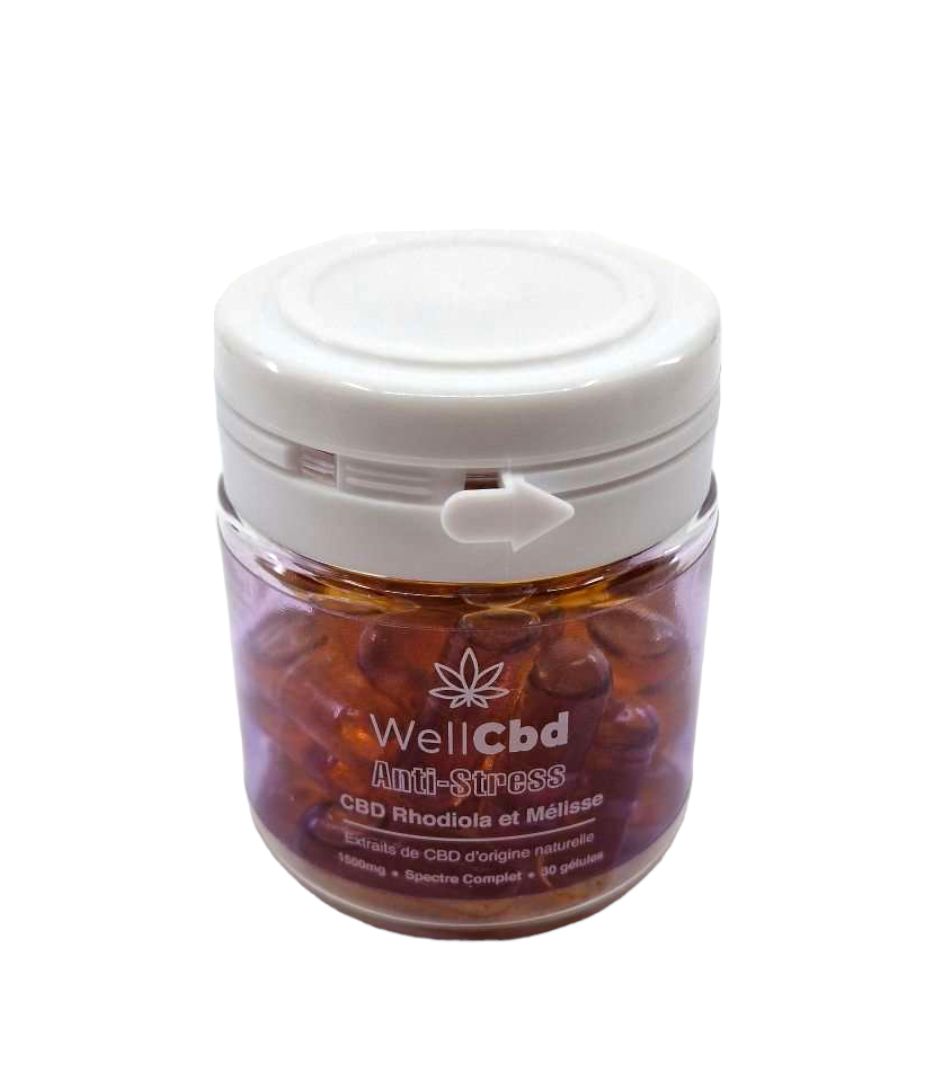 Gélule CBD anti-stress | WELL CBD
