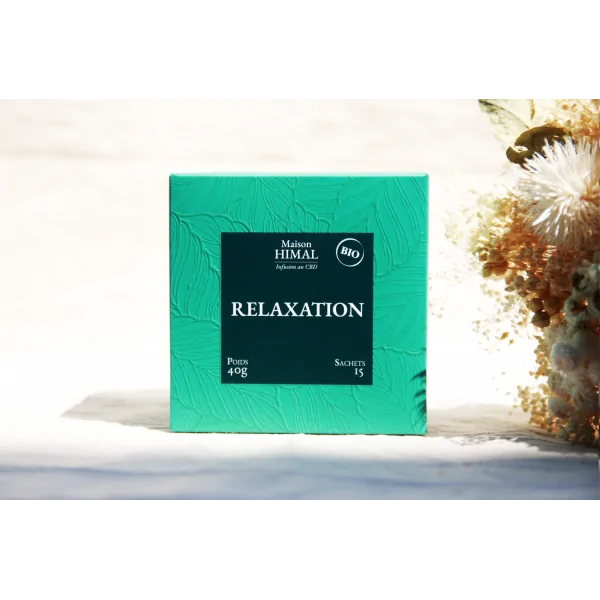 Infusion CBD biologique sachets, RELAXATION | MAISON HIMAL