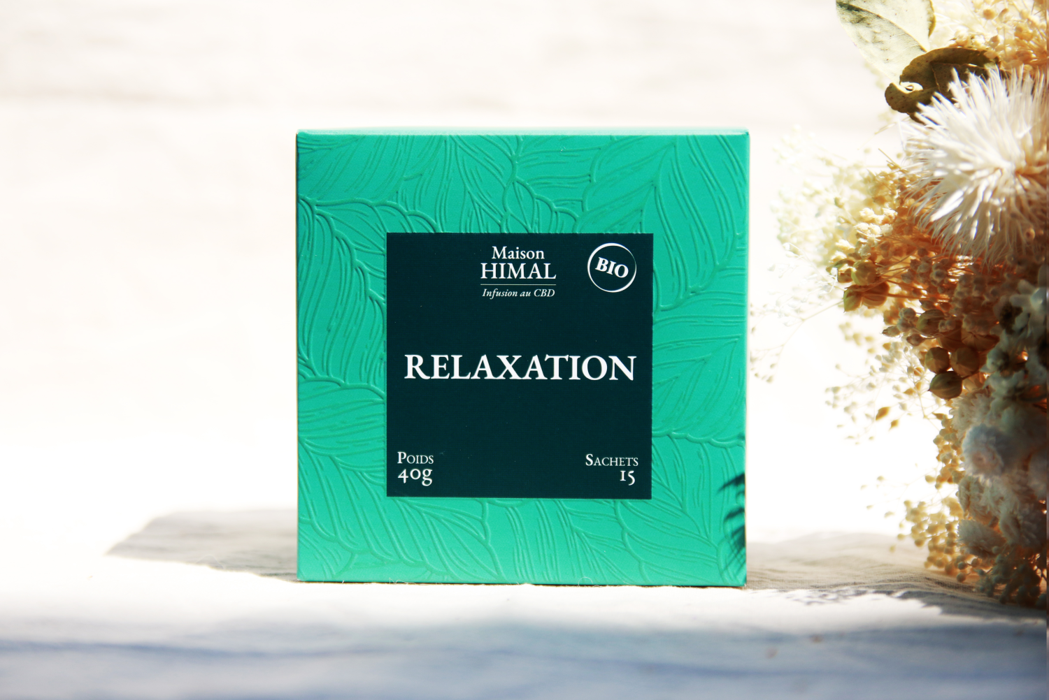 Tisane CBD bio relaxation | MAISON HIMAL