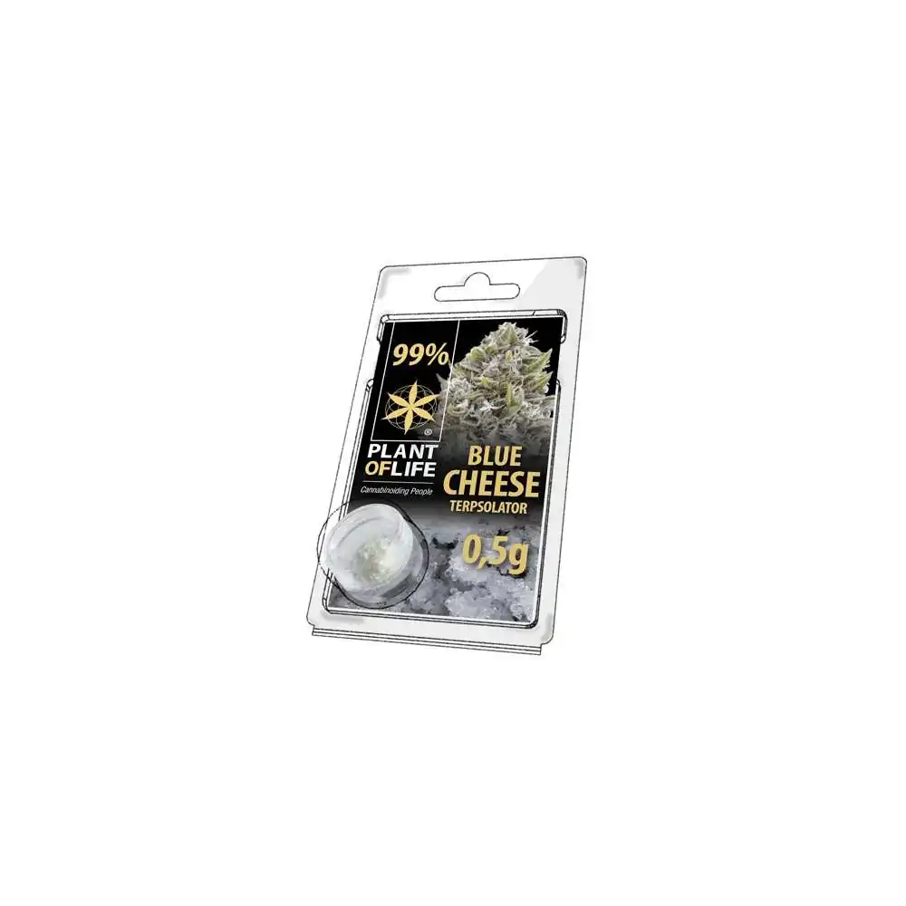 Cristaux de CBD arômatisés Blue Cheese 99% pur 500mg