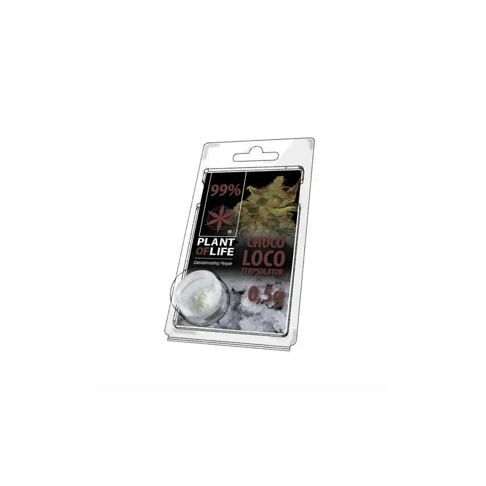 Cristaux de CBD arômatisés Chocoloco 99% pur 500mg