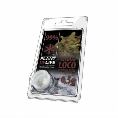 Cristaux de CBD arômatisés Chocoloco 99% pur 500mg