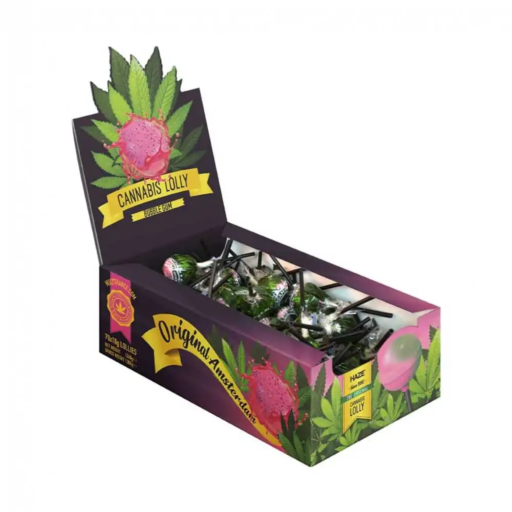 Sucettes CBD bubblegum MULTITRANCE lot