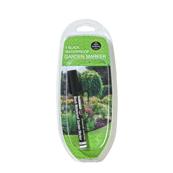 Marqueur de jardin étanche noir