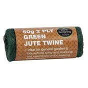 2 plis de ficelle de jute verte 50g