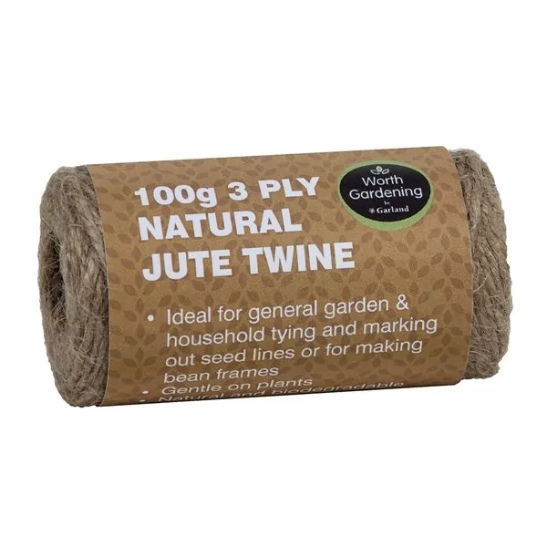 3 plis de ficelle de jute naturelle 100g