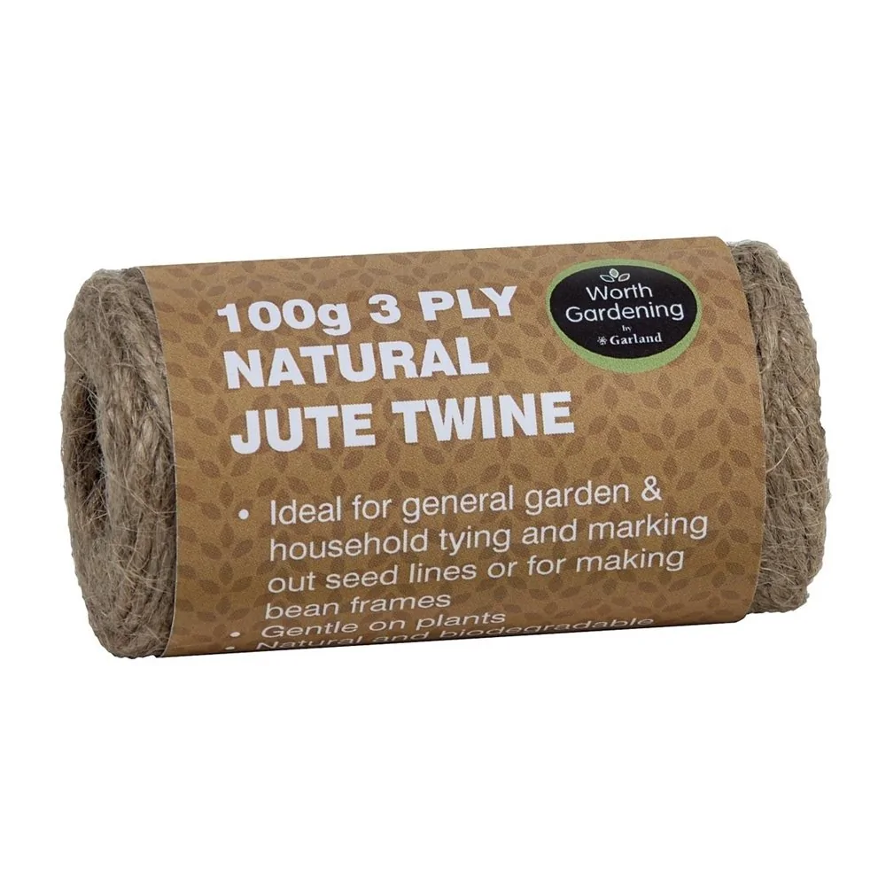 Ficelle de Jute Naturelle 3 Plis 100g - Idéale Pour Jardinage et Bricolage