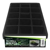 Inserts professionnels 15 cellules (lot de 5)