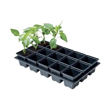 Mini bac à légumes professionnel (15 pots carrés de 7 cm)
