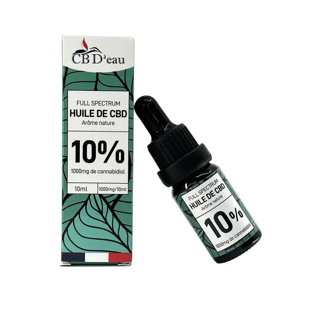 Huile CBD 10% full spectrum CBD'EAU