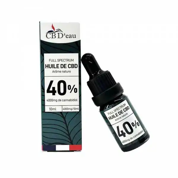 Huile CBD 40% full spectrum CBD'EAU