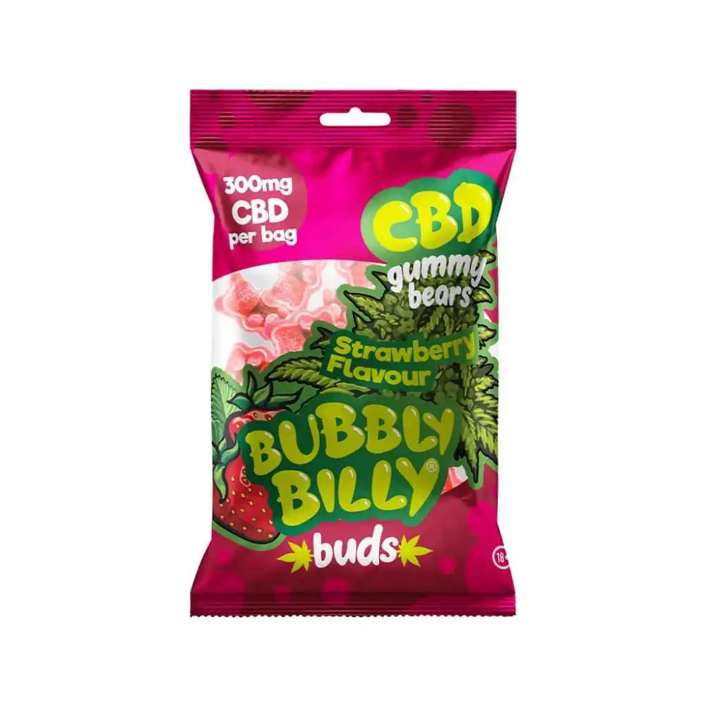 Bonbons CBD 300mg fraise BUBBLY BILLY