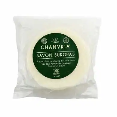 Savon Surgras à l'huile de chanvre BIO Chanvria