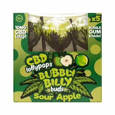 Sucette CBD pomme - 5 pcs