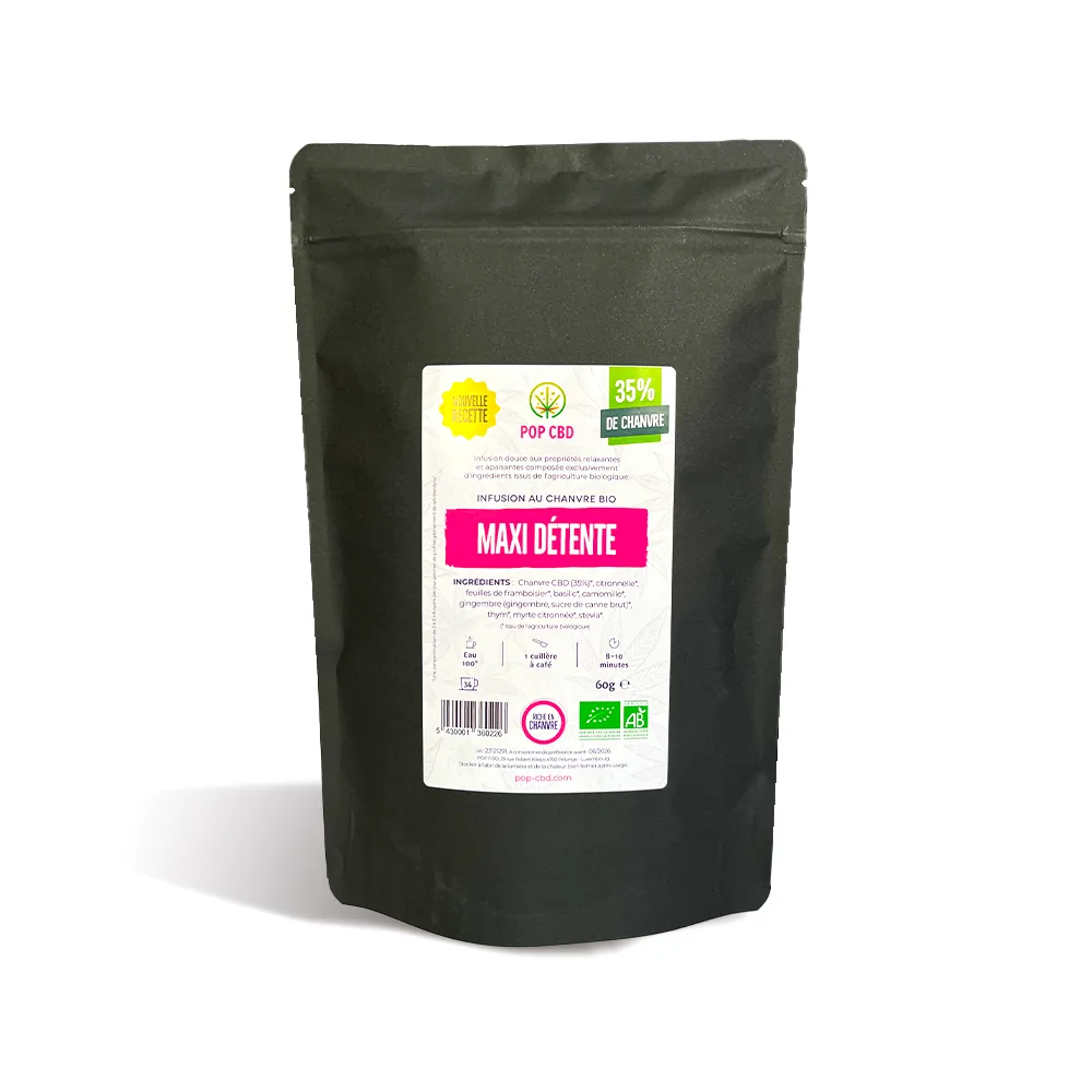 Infusion Bio chanvre MOMENT DETENTE Infusion Bio chanvre MOMENT DETENTE
