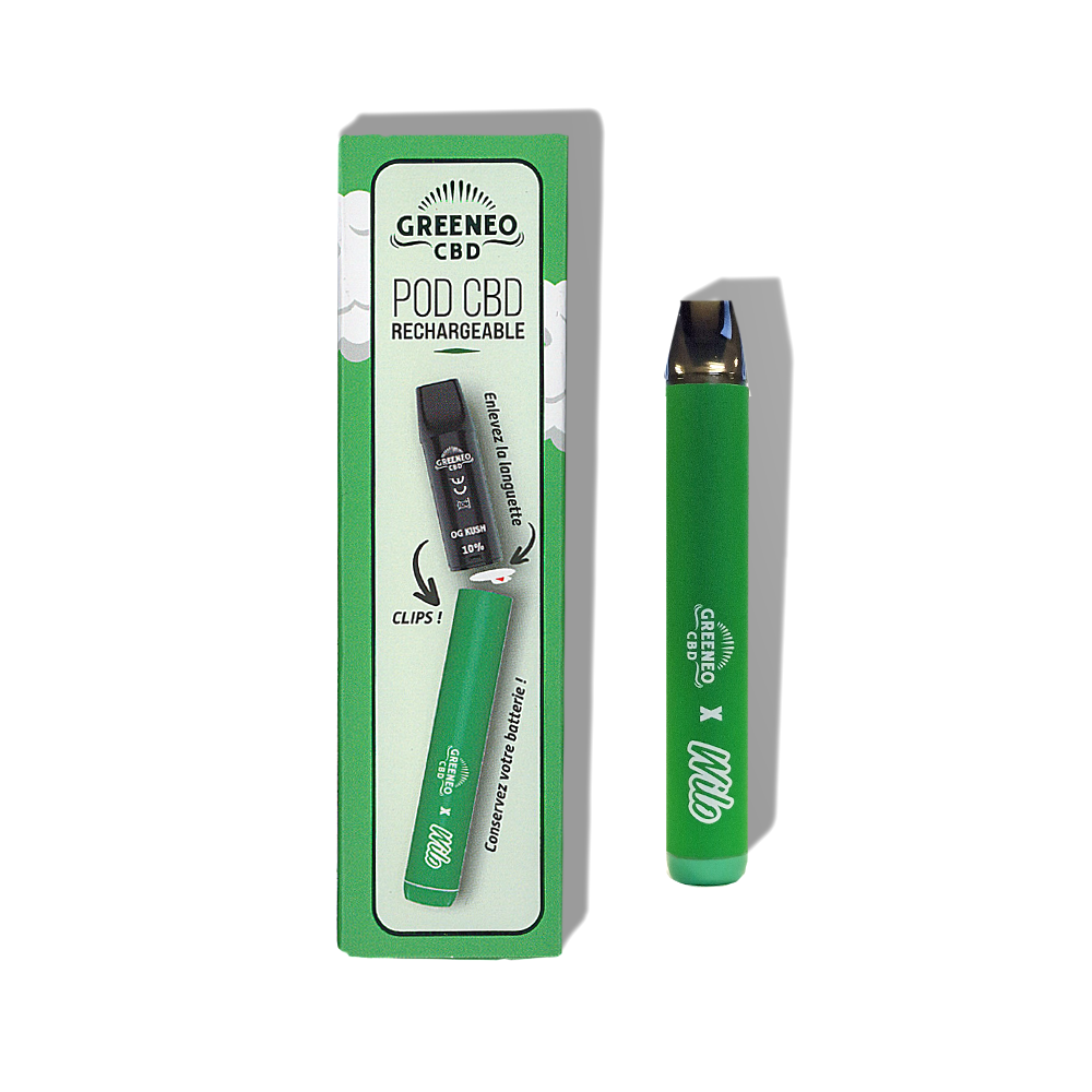 Vape pen CBD 10% OG Kush | GREENEO sans nicotine