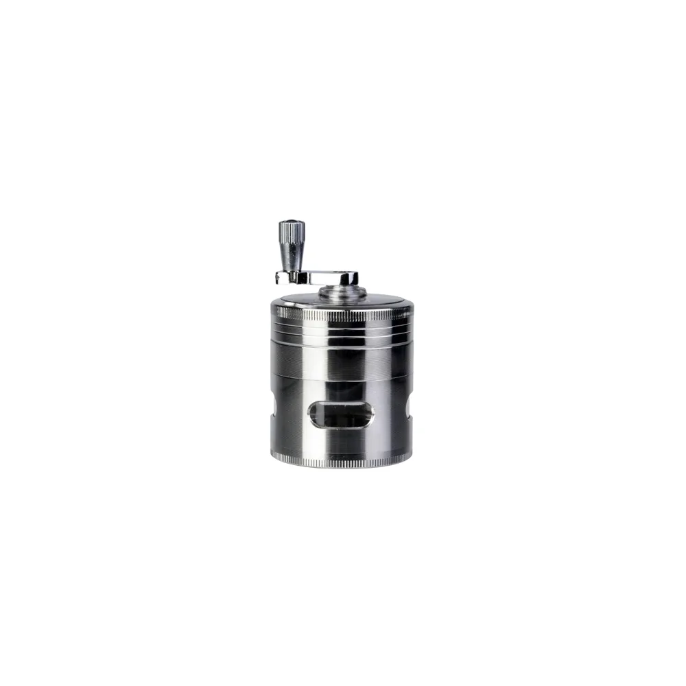 Moulin à épices Soulpala - Grinder 4 Parties En Alliage De Zinc - Pour Herbes Et Aromates