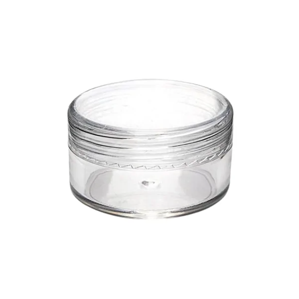 pot transparent à visser