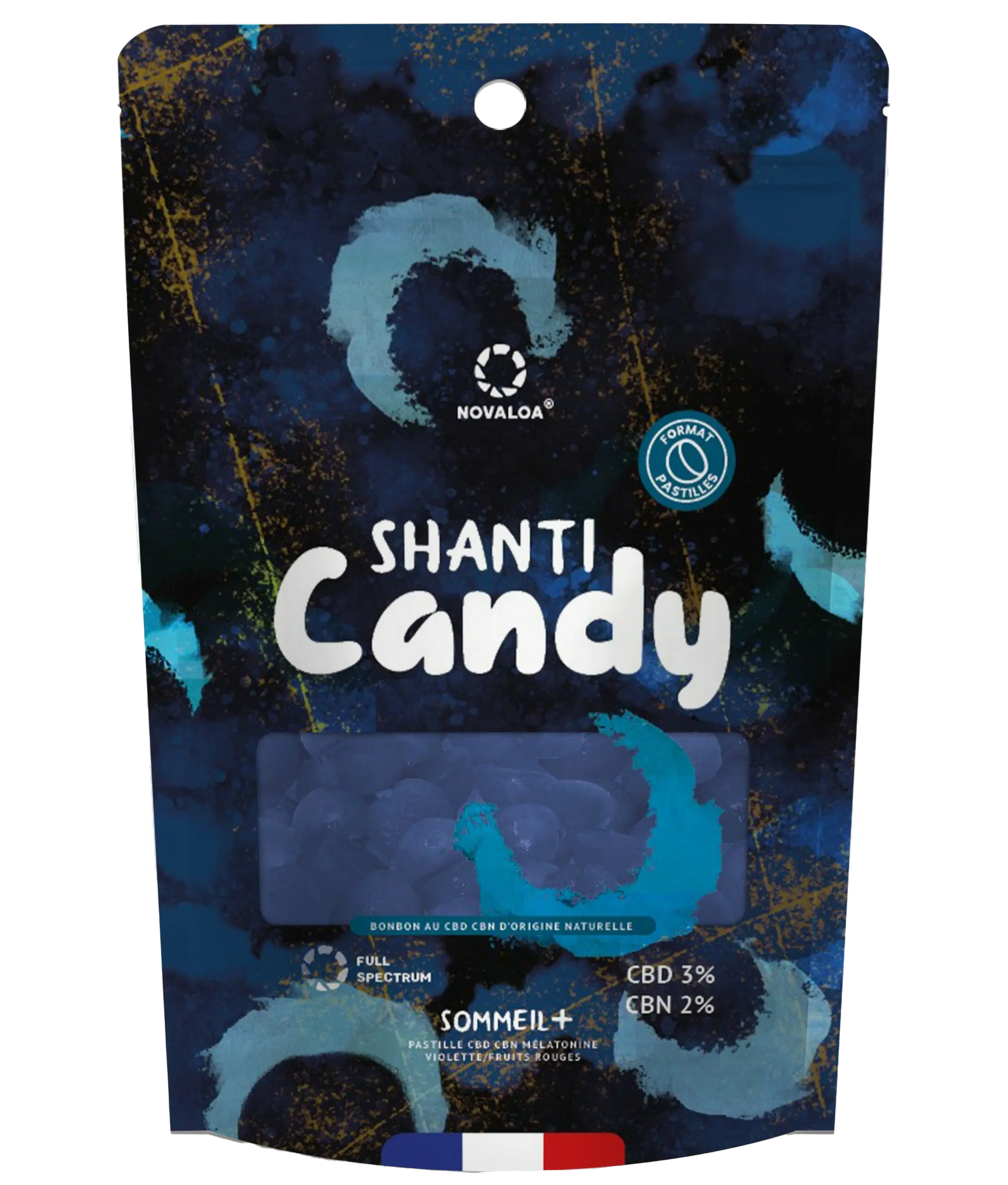 Bonbon CBD CBN sommeil+ | NOVALOA