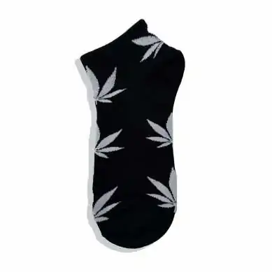 chaussettes cannabis noir