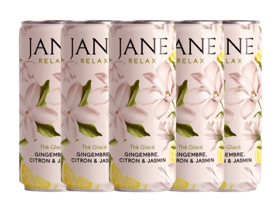 Thé CBD gingembre citron jasmin bio| JANE