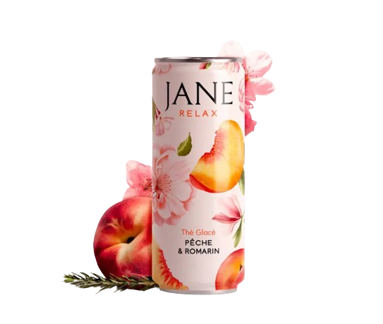 Thé CBD pêche romarin bio | JANE