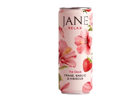 Thé CBD hibiscus fraise basilic bio | JANE