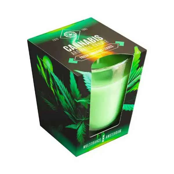 Bougie parfumée Fresh Cannabis Leaves