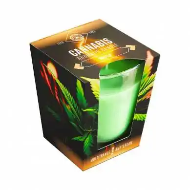 Bougie parfumée au Cannabis Vanilla