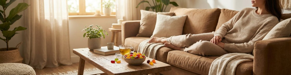 Effets ressentis avec les gummies CBD, ambiance détente et bien-être