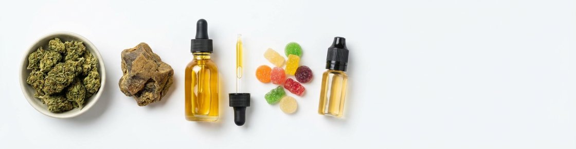 Différents types de produits CBD et leurs concentrations réalistes