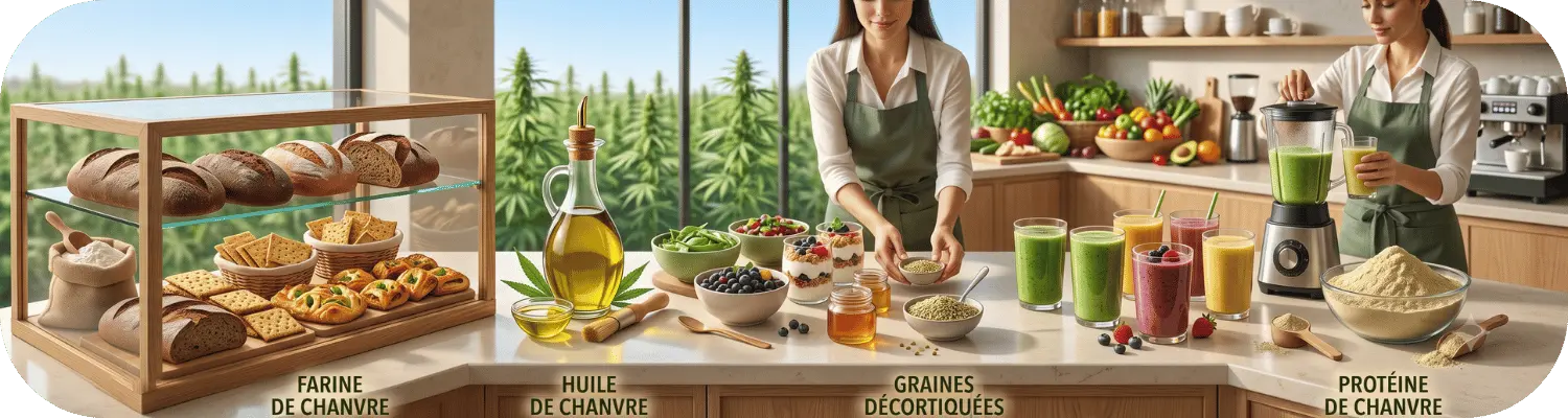 Chanvre alimentaire : huile, farine, protéine, le guide des produits issus du ch Chanvre alimentaire : huile, farine, protéine, le guide des produits issus du ch