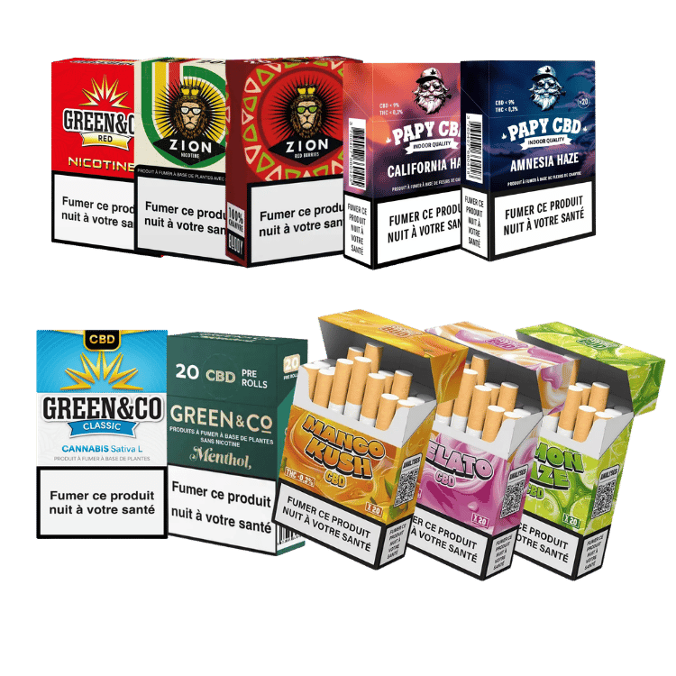 Cigarettes CBD CocoriBud pack cartouche