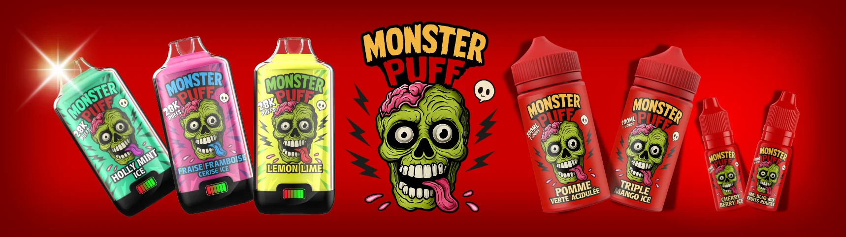Puffs et eliquide Monster Puff Puffs et eliquide Monster Puff