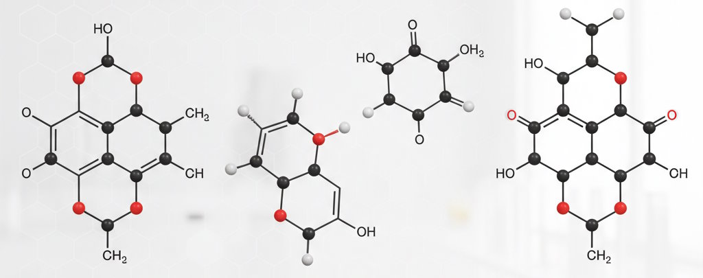 Formule chimique du CBN - Guide CBD'eau 2025 Structure moléculaire du CBN cannabinol comparée au CBD et THC
