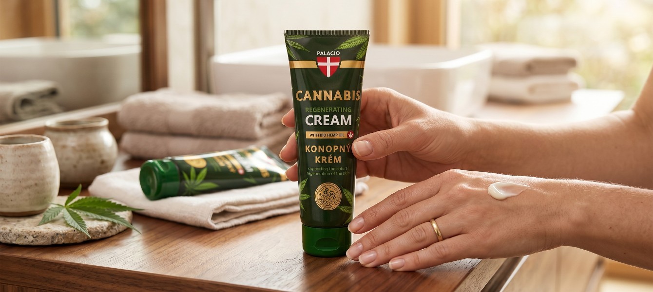 crème pour les main au chanvre Palacio