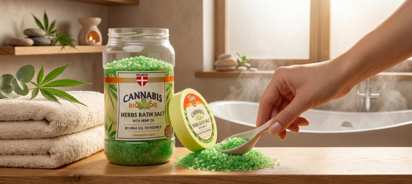 Sel de bain Palacio au chanvre BIO
