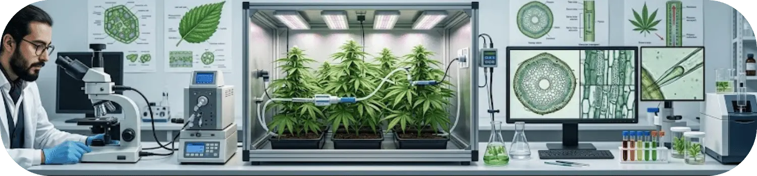 Photosynthèse et phloème du chanvre : comment la feuille fabrique et distribue les sucres de la plante Photosynthèse et phloème du chanvre : comment la feuille fabrique et distribue les sucres de la plante