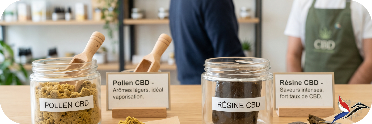 Pollen CBD vs Résine CBD : quelle différence choisir ?