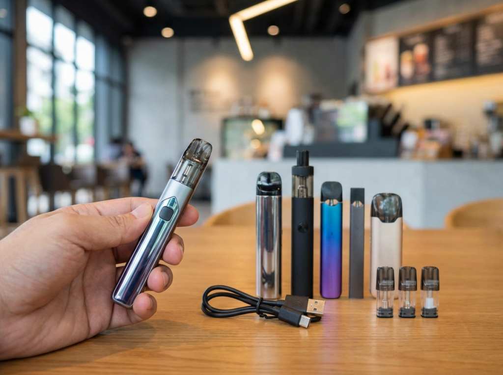 cigarette électronique ouvert actuellement Puff Blue Red Raspberry Ma Petite Vape x Artery main image 0