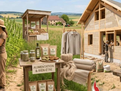 Le chanvre aux mille usages : de l'alimentaire au bâtiment