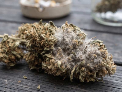 Moisissures sur fleur de CBD