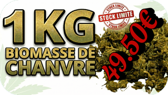 Biomasse de Chanvre 1kg